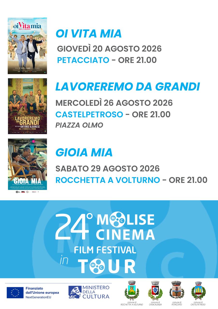 MoliseCinema Tour 2026