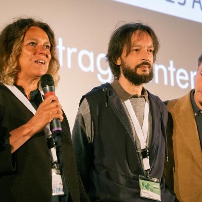 La Giuria Per La Sezione Paesi In Corto. Concorso Cortometraggi Internazionali La Giuria Composta Da Alessia Brandoni Alessandro Giorgio E Kal Weber